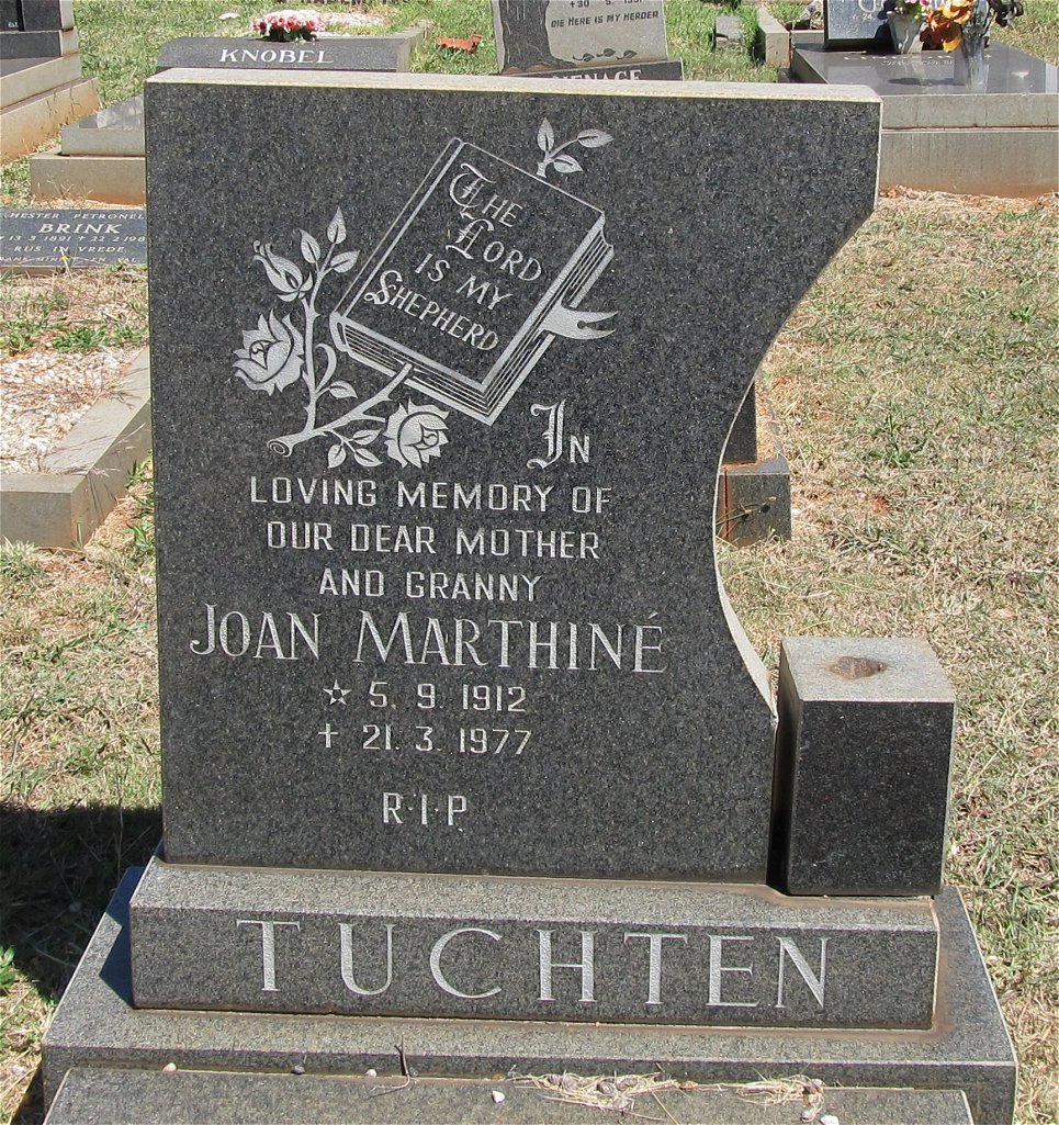 TUCHTEN Joan Marthiné 1912-1977