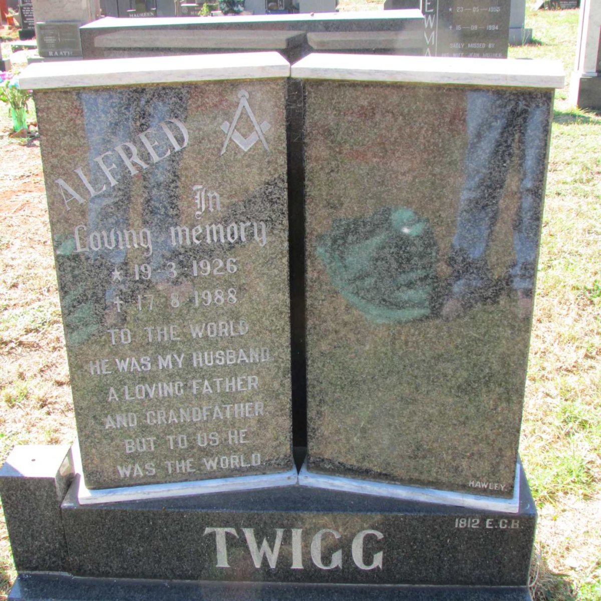 TWIGG Alfred 1926-1988