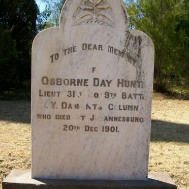 HUNT Osborne Day -1901