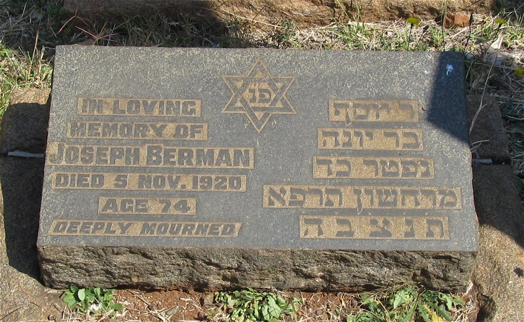 BERMAN Joseph -1920