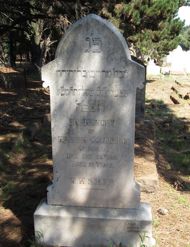 GOLDBERG Martin -188?