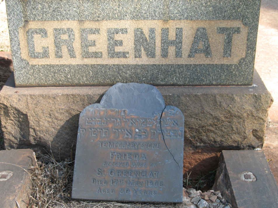 GREENHAT Frieda -1906