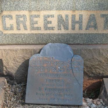 GREENHAT Frieda -1906