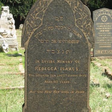 ISAACS Rebecca -1905