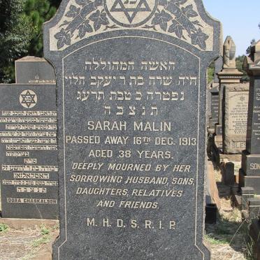 MALIN Sarah -1913