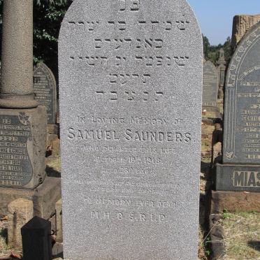 SAUNDERS Samuel -1918