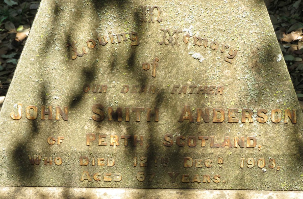 ANDERSON John Smith -1903