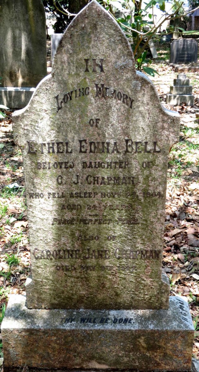 BELL Ethel Edina -1904 :: CHAPMAN Caroline Jane -1927