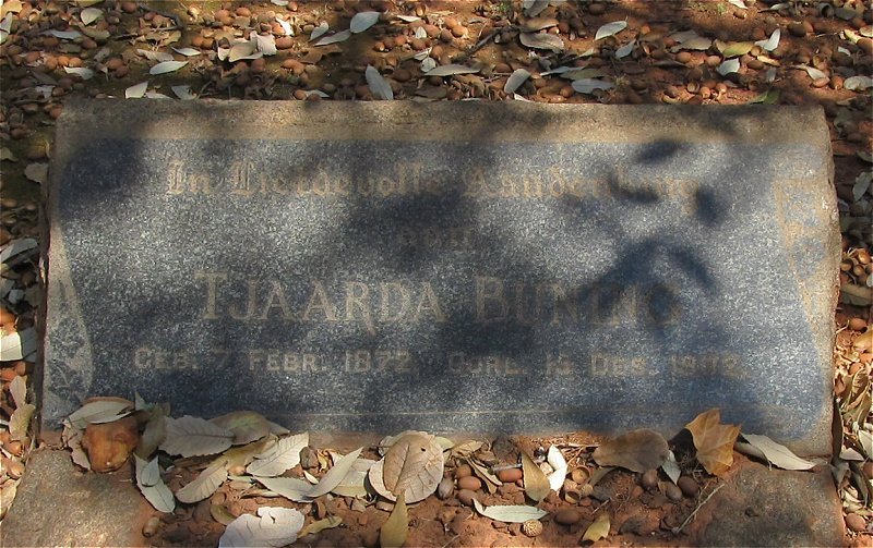 BUNING Tjaarda 1872-1902