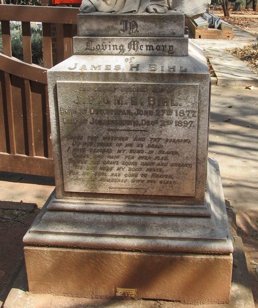 BIHL James 1877-1897