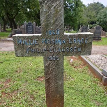 CLAUSSEN Millie Rosina Grace PHILIP- 1860-1905