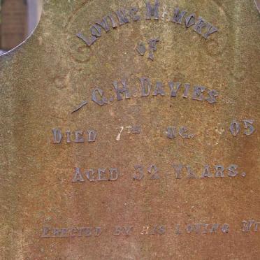 DAVIES G.H. -1905