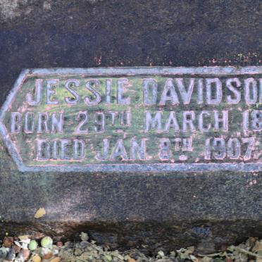 DAVIDSON Jessie 1861-1907