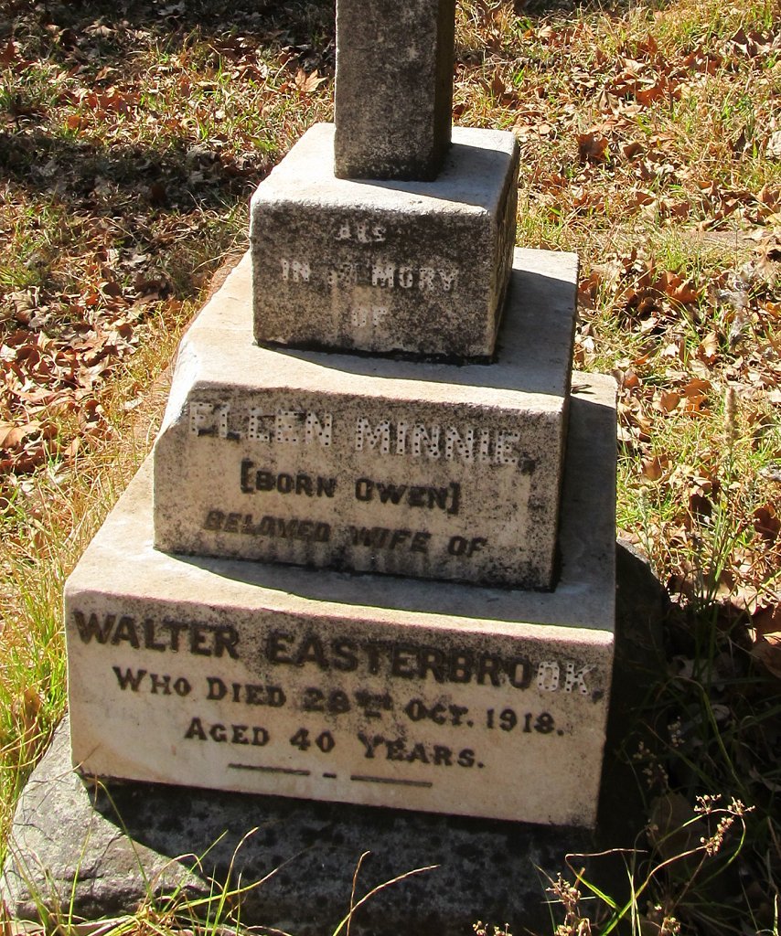 EASTERBROOK Ellen Minnie nee OWEN -1918