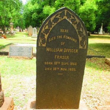 FRASER William Officer 1856-1935