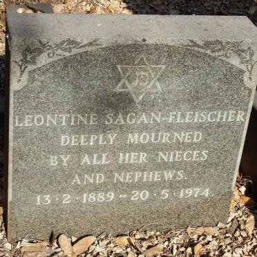 FLEISCHER Leontine, SAGAN- 1889-1974