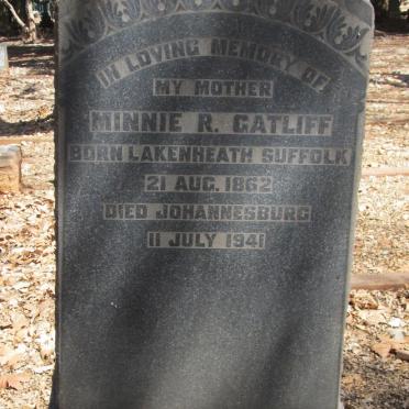 GATLIFF Minnie R 1862-1941