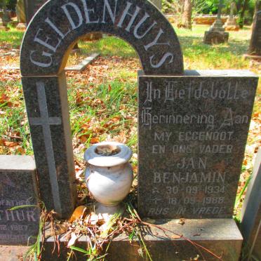 GELDENHUYS Jan Benjamin 1934-1988
