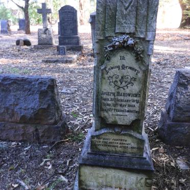HARDWICKE Joseph 1832-1909