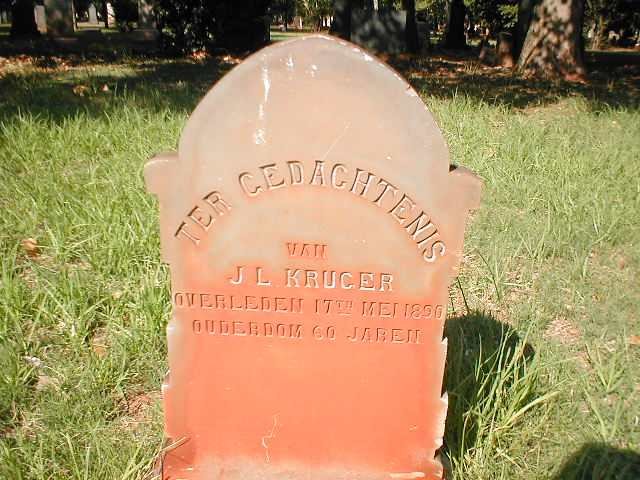 KRUGER J.L. 1830-1890