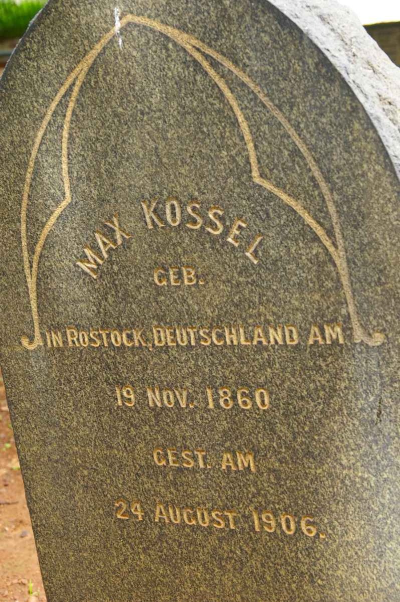 KOSSEL Max 1860-1906