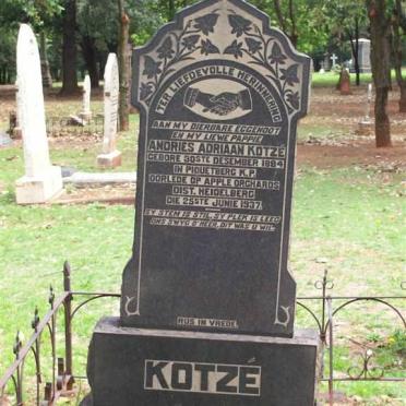 KOTZE Andries Adriaan 1884-1937