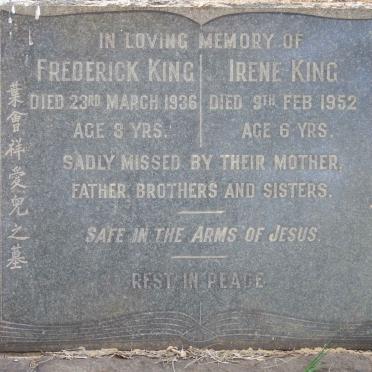 KING Frederick -1936 :: KING Irene -1952