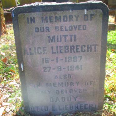 LIEBRECHT Alice 1887-1941