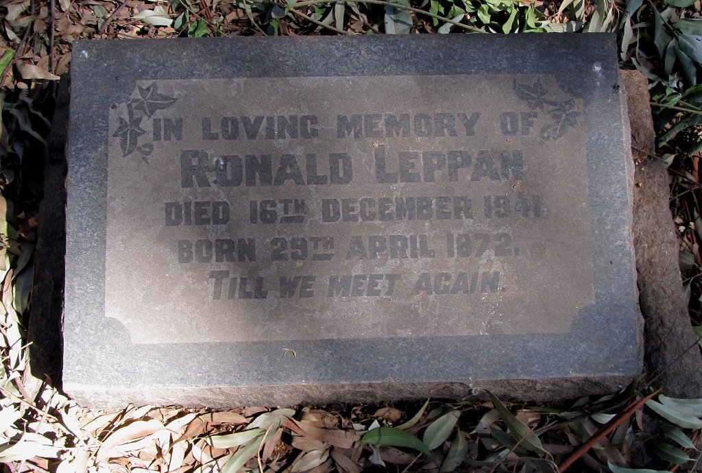 LEPPAN Ronald 1872-1941