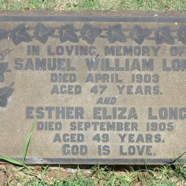 LONG Samuel William -1903 &amp; Esther Eliza -1905