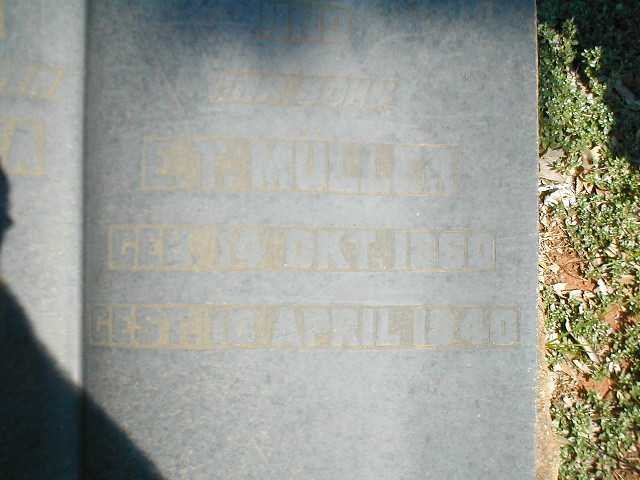 MULLER Sophia Dorothea 1830-1912 :: MULLER E.T. 1860-1940 _2
