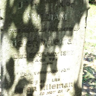 MILEMAN William -1903 &amp; Helen -1932