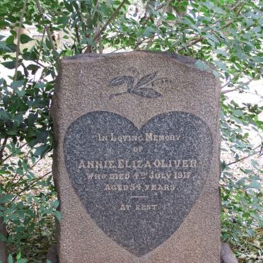 OLIVER Annie Eliza -1917