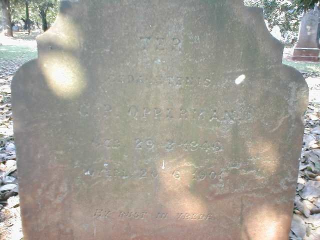 OPPERMAN G.P. 1846-1901