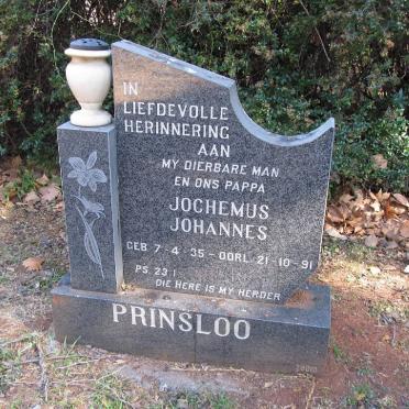 PRINSLOO Jochemus Johannes 1935-1991