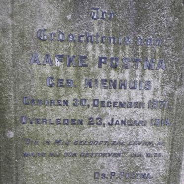 POSTMA D. Petrus 1854-1919 & Aafke NIENHUIS 1871-1914_2