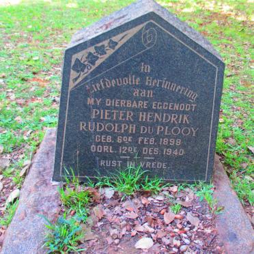 PLOOY Pieter Hendrik Rudolph, du 1898-1940
