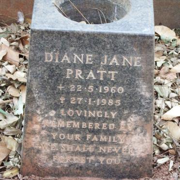 PRATT Diane Jane 1960-1985