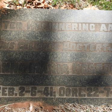 ROSSOUW Anna Maria 1941-1941