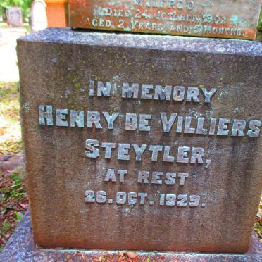 STEYTLER Henry de Villers -1929 :: STEYTLER -1892 :: STEYTLER Wilfred -1902_1