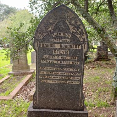 STEYN Daniel Ronquest 1894-1922