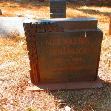 SCHADLICH Max Walter 1901-1954