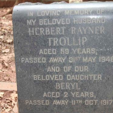 TROLLIP Herbert Rayner -1946 :: TROLLIP Beryl -1917