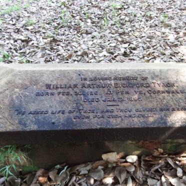TYACK William Arthur Bickford 186?-1891