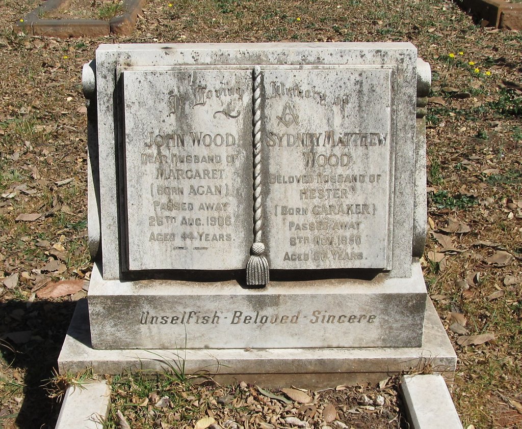WOOD John -1906 :: WOOD Sydney Matthew -1950