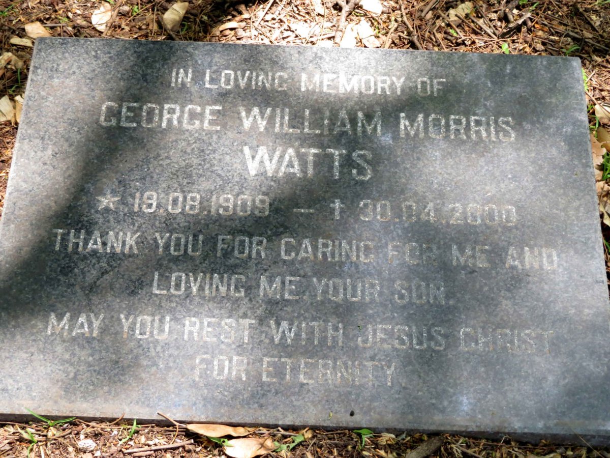 WATTS George William Morris 1909-2000