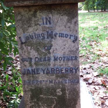 YARBERRY Jane -1928