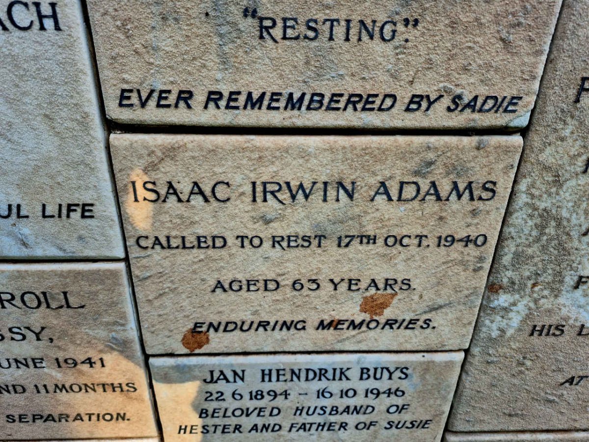 ADAMS Isaac Irwin -1940