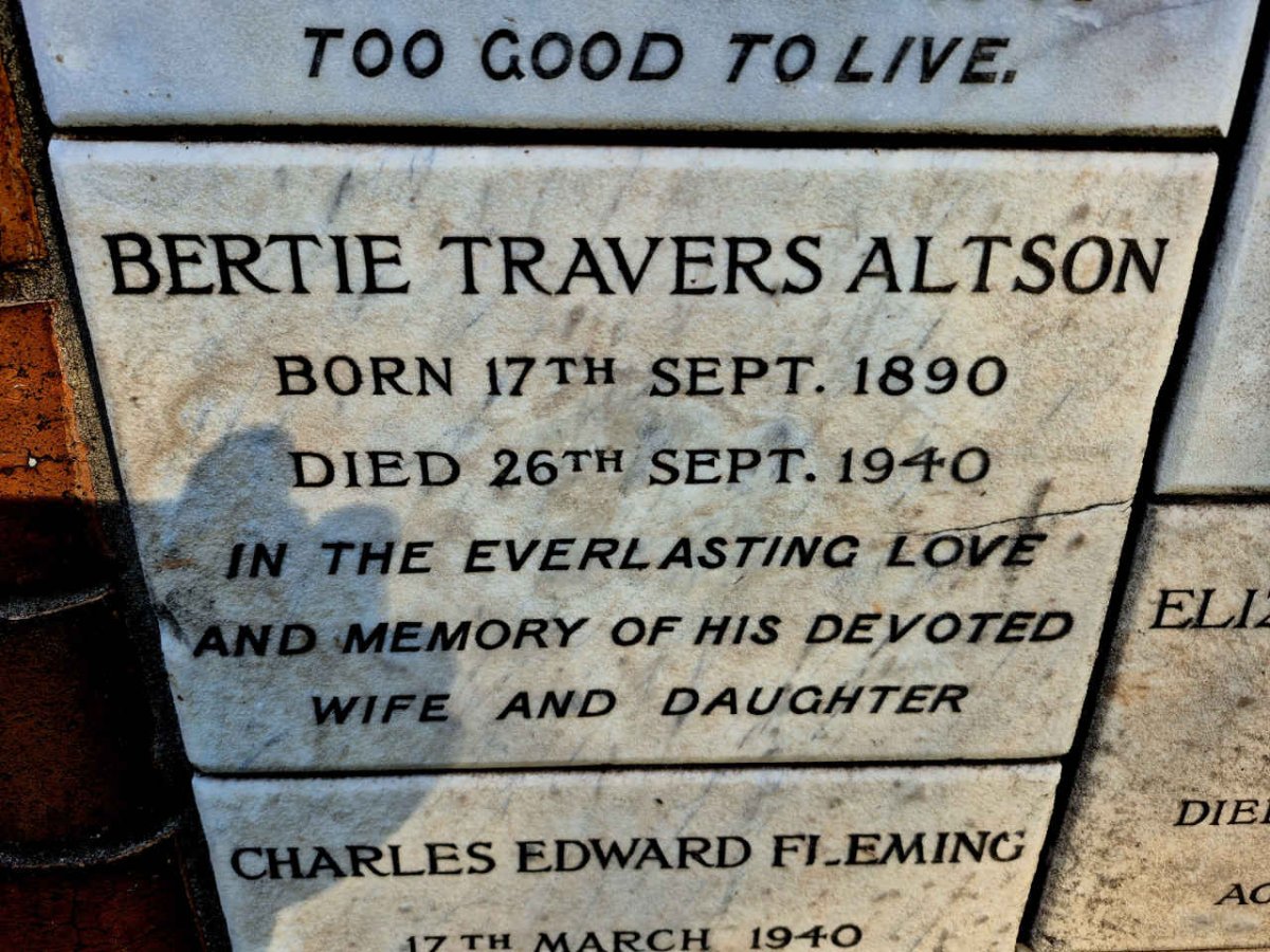 ALTSON Bertie Travers 1890-1940