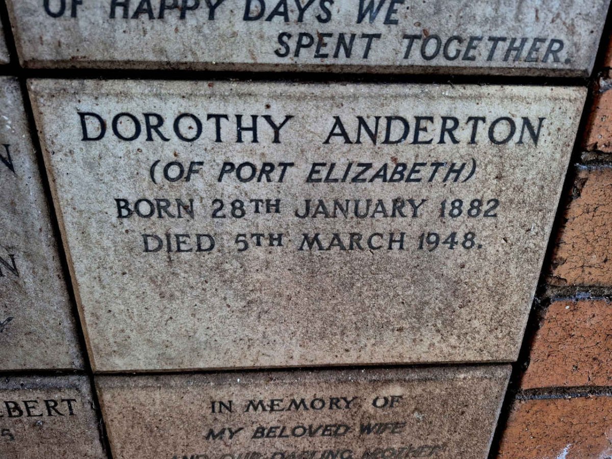 ANDERTON Dorothy 1882-1948